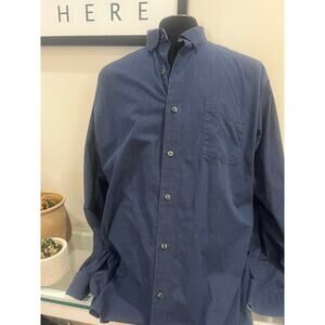 Men’s Blue Button Up